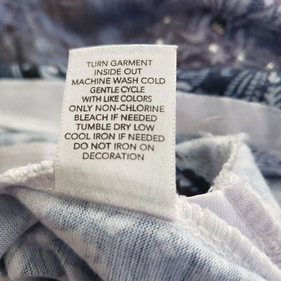 Christopher & Banks Woman's Lace Top Embellished Metallic - Picture 13 of 13